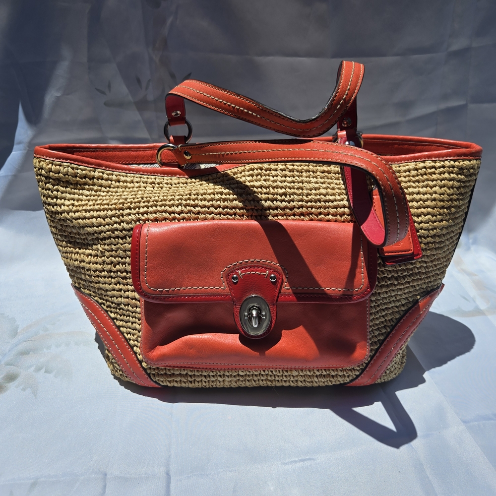 Coach Woven Tote